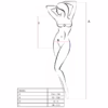 PASSION - WOMAN BS035 BODYSTOCKING ROJO TALLA ÚNICA - Imagen 3