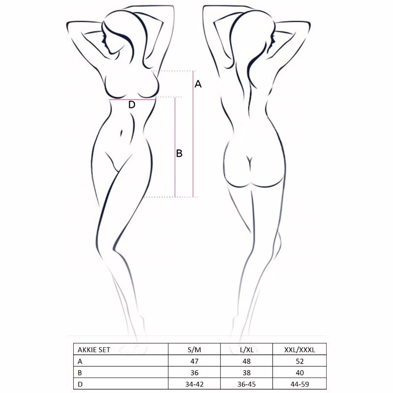 PASSION - WOMAN AKKIE SET DISFRAZ ENFERMERA S/M - Imagen 2