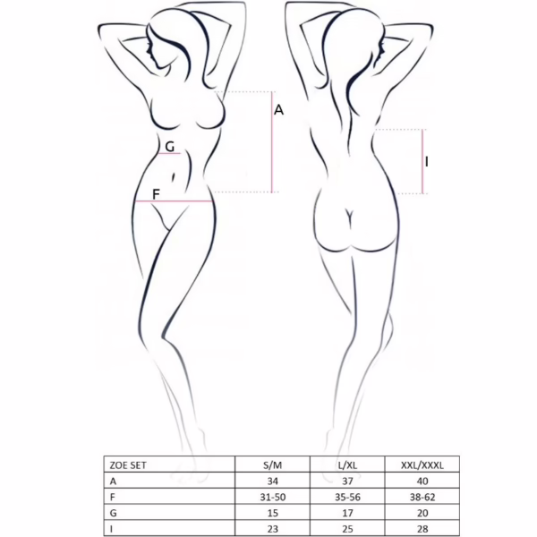 PASSION - WOMAN ZOE SET TALLA L/XL - Imagen 3