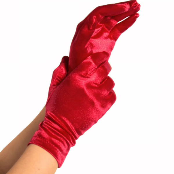 LEG AVENUE - GUANTES SATIN ROJO - Imagen 2