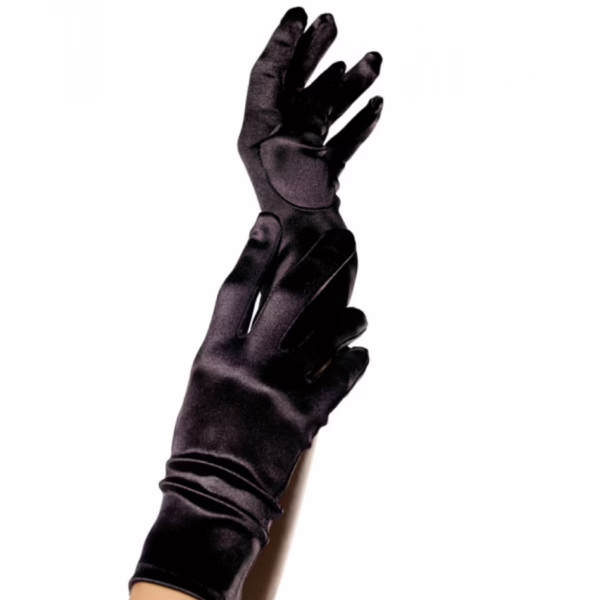 LEG AVENUE - GUANTES SATIN NEGRO - Imagen 2