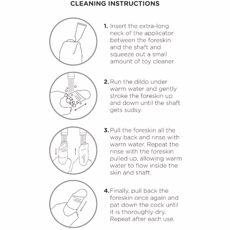 KING COCK - DILDO REALÍSTICO UNCUT NATURAL 23 CM - Imagen 4