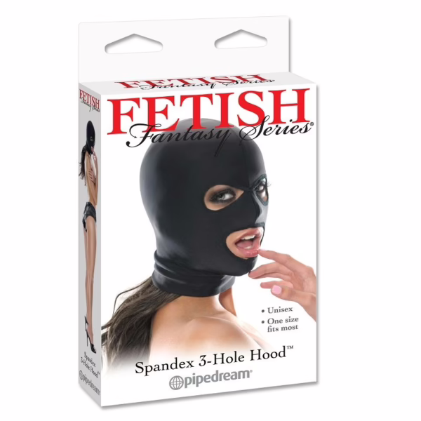 FETISH FANTASY SERIES - MASCARA CON 3 ABERTURAS. - Imagen 5