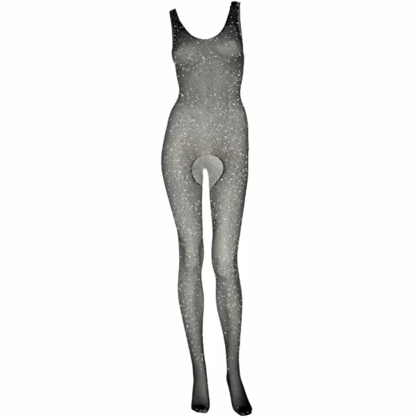 LEG AVENUE - BODYSTOCKING CON ABERTURA Y BRILLANTES T.U - Imagen 8