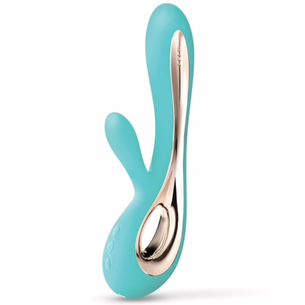 LELO - SORAYA 2 VIBRADOR RABBIT VERDE AGUA - Imagen 4