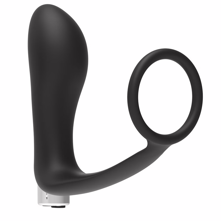 ADDICTED TOYS - VIBRADOR PROSTÁTICO RECARGABLE MODEL 1 - NEGRO - Imagen 4
