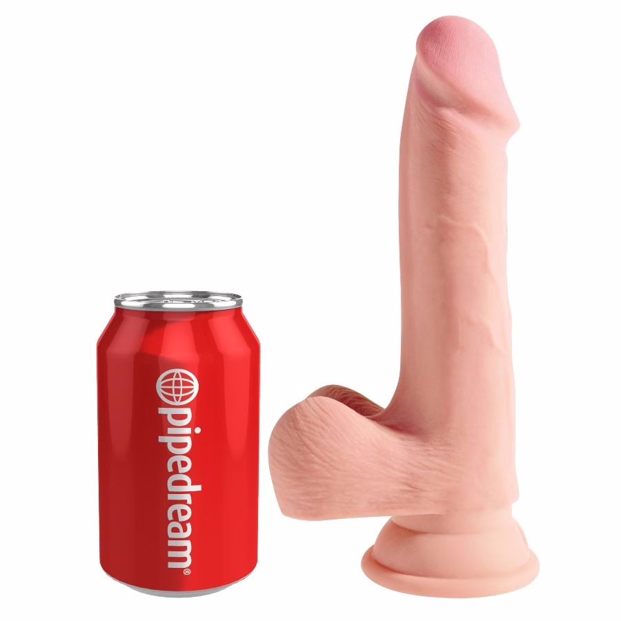 KING COCK - DILDO TRIPLE DENSIDAD 19 CM - Imagen 2