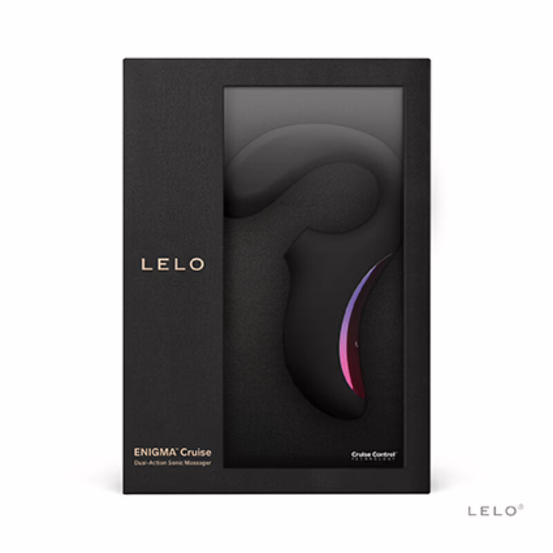 LELO - ENIGMA CRUISE MASAJEADOR SONICO DOBLE ESTIMULACION NEGRO - Imagen 5
