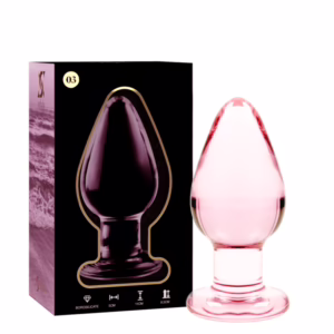 NEBULA SERIES BY IBIZA - MODELO 3 PLUG CRISTAL ROSA 11 CM -O- 5 CM