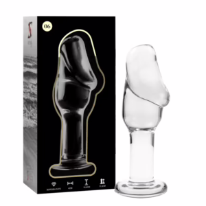 NEBULA SERIES BY IBIZA - MODELO 6 PLUG CRISTAL TRANSPARENTE 12.5 CM -O- 4 CM