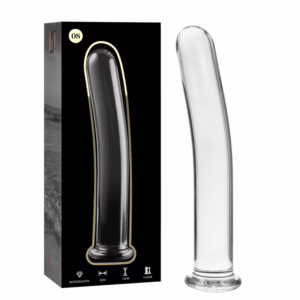 NEBULA SERIES BY IBIZA - MODELO 8 DILDO CRISTAL TRANSPARENTE 14.5 CM -O- 2 CM