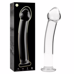NEBULA SERIES BY IBIZA - MODELO 11 DILDO CRISTAL TRANSPARENTE 16 CM -O- 3 CM