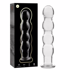 NEBULA SERIES BY IBIZA - MODELO 10 DILDO CRISTAL TRANSPARENTE 16.5 CM -O- 3.5 CM