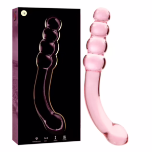 NEBULA SERIES BY IBIZA - MODELO 14 DILDO CRISTAL ROSA 18.5 CM -O- 3 CM