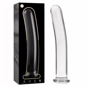 NEBULA SERIES BY IBIZA - MODELO 17 DILDO CRISTAL TRANSPARENTE 18.5 CM -O- 3 CM
