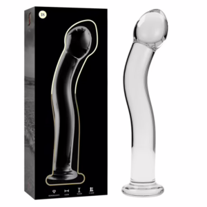 NEBULA SERIES BY IBIZA - MODELO 18 DILDO CRISTAL TRANSPARENTE 18.5 CM -O- 3.5 CM
