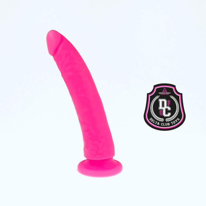 DELTA CLUB - DILDO REALISTA ROSA SILICONA MEDICA 17 CM -O- 3 CM - Imagen 3
