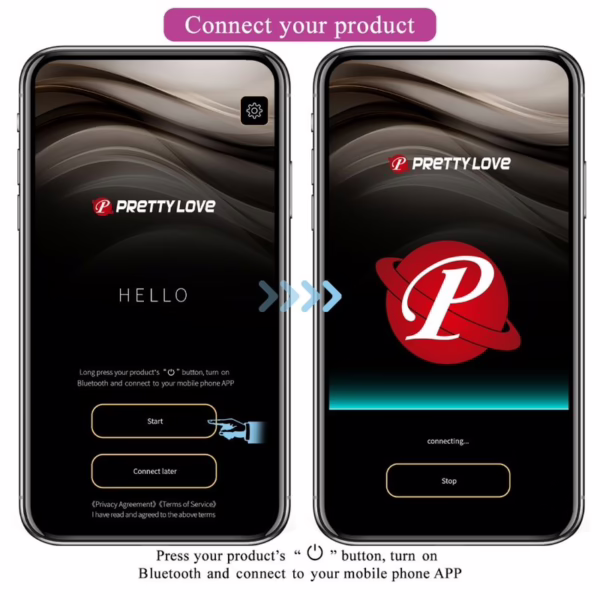PRETTY LOVE - LIAM VIBRADOR RABBIT & PUNTO G CONTROLADO POR APP LILA - Imagen 10