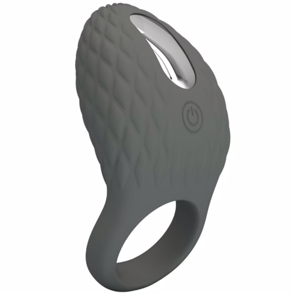 PRETTY LOVE - HELOISE ANILLO VIBRADOR CON MEMORIA GRIS - Imagen 2