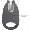 PRETTY LOVE - STRATUS ANILLO VIBRADOR RABBIT GRIS - Imagen 7