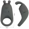 PRETTY LOVE - STRATUS ANILLO VIBRADOR RABBIT GRIS - Imagen 6