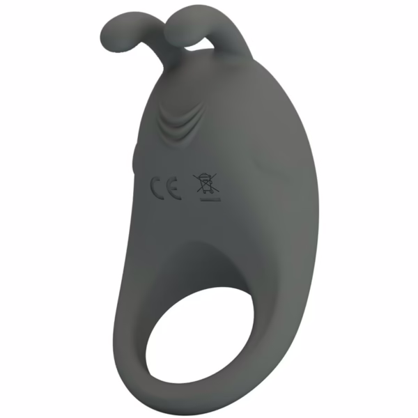 PRETTY LOVE - STRATUS ANILLO VIBRADOR RABBIT GRIS - Imagen 2