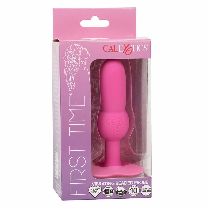CALEXOTICS - FIRST TIME PLUG ANAL CON CUENCAS 10 VIBRACIONES ROSA - Imagen 10