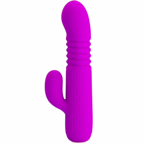 PRETTY LOVE - LEOPOLD VIBRADOR 4 VIBRACIONES 4 MODOS EMPUJE MORADO - Imagen 2