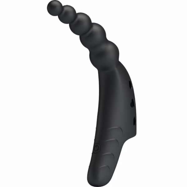 PRETTY LOVE - JORDIN VIBRADOR DE DEDO 10 VIBRACIONES NEGRO - Imagen 2