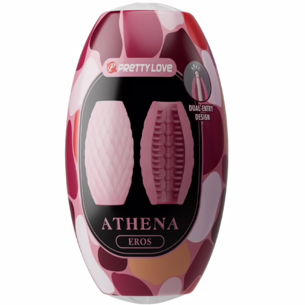 PRETTY LOVE - ATHENA EROS MASTURBADOR MASCULINO SILICONA ROSA - Imagen 7