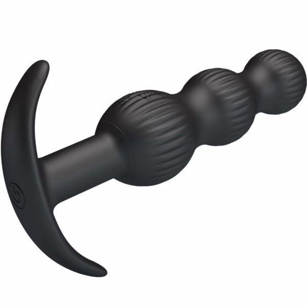 PRETTY LOVE - SIDNEY VIBRADOR ANAL 10 VIBRACIONES NEGRO - Imagen 4