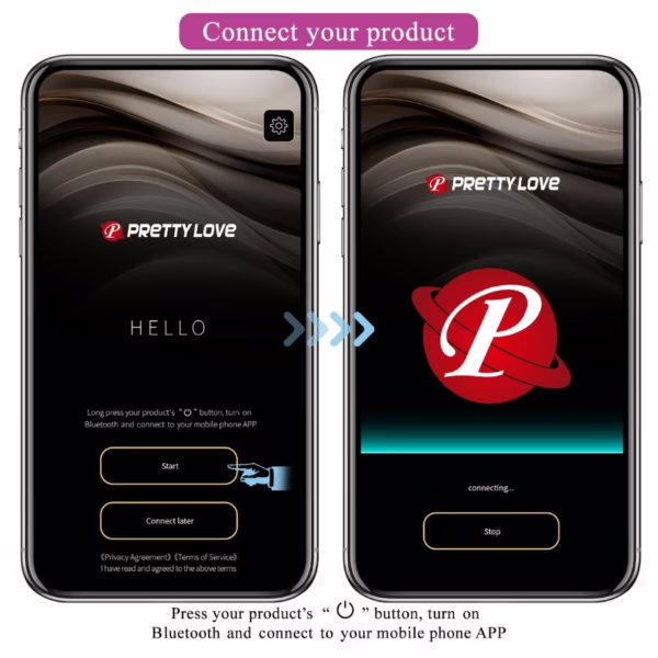 PRETTY LOVE - LEVIATHAN VIBRADOR CONTROLADO POR APP MORADO - Imagen 12