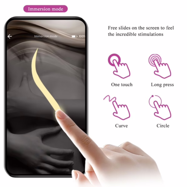 PRETTY LOVE - LEVIATHAN VIBRADOR CONTROLADO POR APP MORADO - Imagen 15