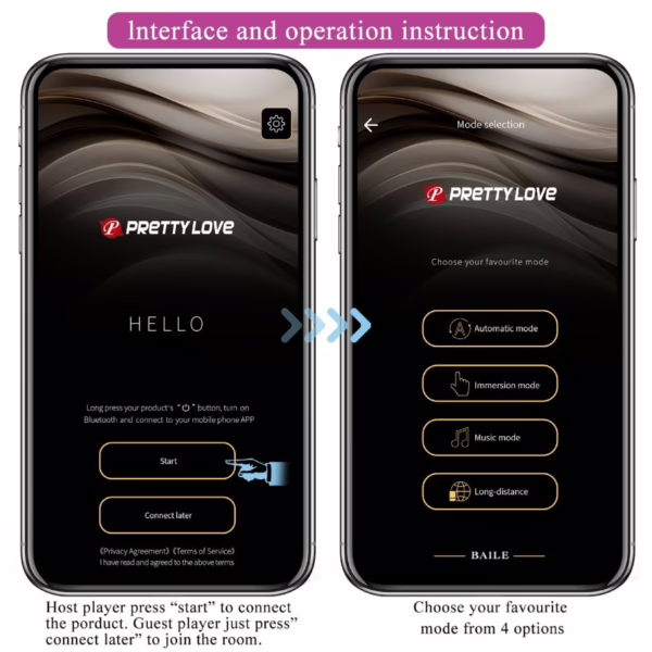 PRETTY LOVE - LEVIATHAN VIBRADOR CONTROLADO POR APP MORADO - Imagen 13