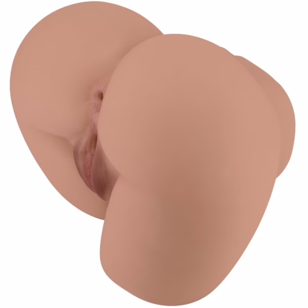 CRAZY BULL - BERNACE TRASERO VIBRADOR CON VAGINA Y ANO REALÍSTICO NATURAL CONTROL REMOTO - Imagen 3