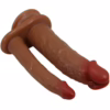 PRETTY LOVE - GORAN DOBLE DILDO REALÍSTICO NATURAL MULATO - Imagen 2