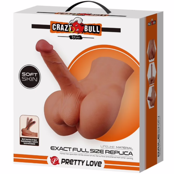CRAZY BULL - RHYNE TRASERO MASTURBADOR REALÍSTICO NATURAL - Imagen 10