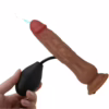 PRETTY LOVE - KYTON HARNESS BRIEFS UNIVERSAL CON DILDO SQUIRTING 19 CM MULATO - Imagen 3