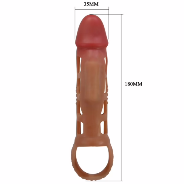 PRETTY LOVE - PRESTON FUNDA PARA PENE CON VIBRACIÓN DE 18 CM - Imagen 6