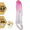 PRETTY LOVE - ODES FUNDA REALÍSTICA ALARGADORA DE 2 CM PARA PENE ROSA - Imagen 5
