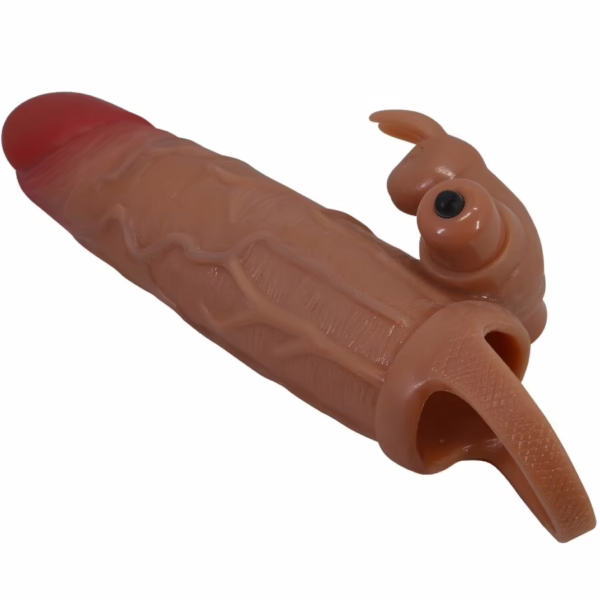 PRETTY LOVE - OSMAR FUNDA PARA PENE + ESTIMULADOR DE CLÍTORIS CON VIBRACIÓN - Imagen 3