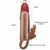 PRETTY LOVE - OSMAR FUNDA PARA PENE + ESTIMULADOR DE CLÍTORIS CON VIBRACIÓN - Imagen 7