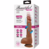 BAILE - BEAUTIFUL WILKS VIBRADOR REALÍSTICO DE 5 CONFIGURACIONES 25 CM MULATO - Imagen 11