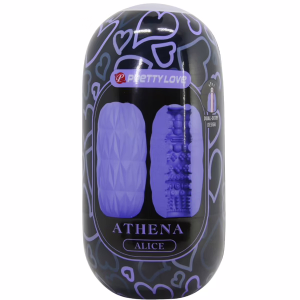 PRETTY LOVE - ATHENA ALICE MASTURBADOR MASCULINO MORADO - Imagen 8