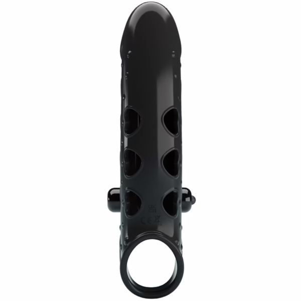ROMANCE - FUNDA PARA PENE CON VIBRACIÓN NEGRO - Imagen 3
