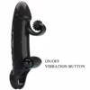 ROMANCE - FUNDA PARA PENE CON VIBRACIÓN NEGRO - Imagen 9
