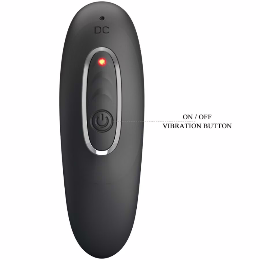 PRETTY LOVE - REMINGTON MASAJEADOR VIBRADOR ANAL Y VAGINAL NEGRO - Imagen 6