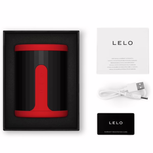 LELO - F2S  TEAL MASTURBADOR MASCULINO ROJO - Imagen 9