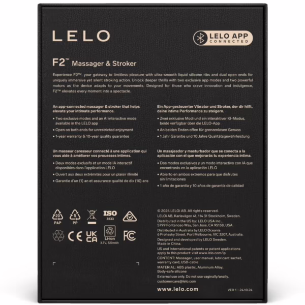 LELO - F2S  TEAL MASTURBADOR MASCULINO ROJO - Imagen 11