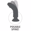 KING COCK - DILDO VIBRADOR MARRÓN 15.24 CM - Imagen 7
